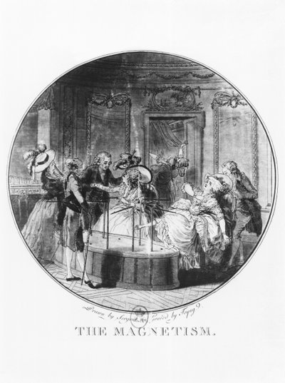 Le magnétisme, 1785 - English School