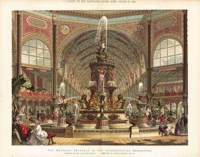 La fontaine en majolique à l