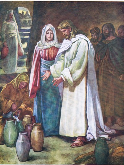 Les noces de Cana, du Livre d