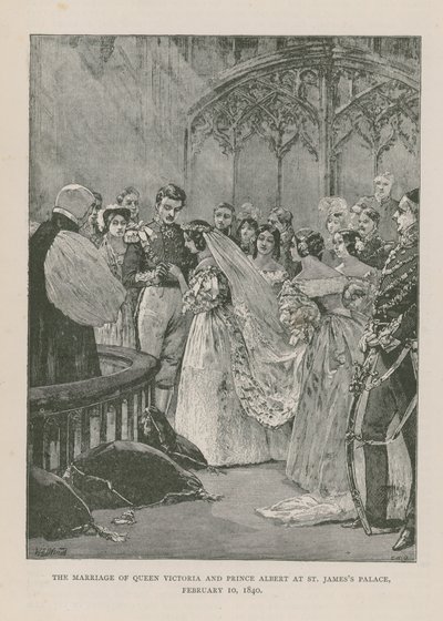 Le mariage de la reine Victoria et du prince Albert - English School