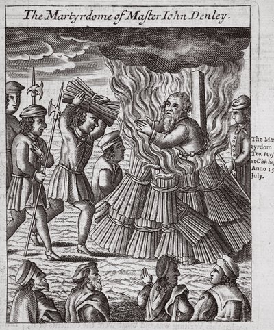 Le martyre de Master John Denley, illustration tirée de 