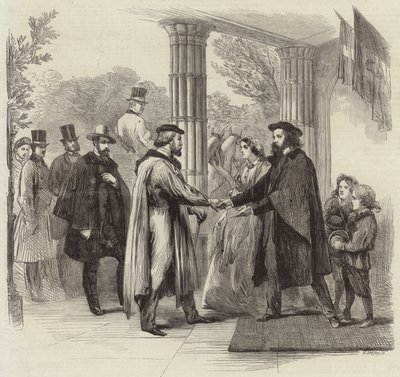 La rencontre de Garibaldi et Tennyson - English School