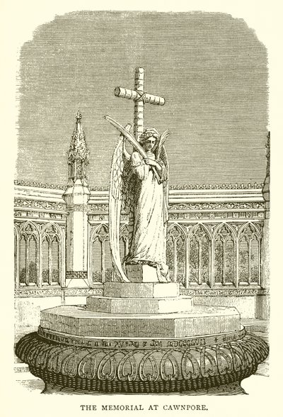 Le mémorial à Cawnpore - English School