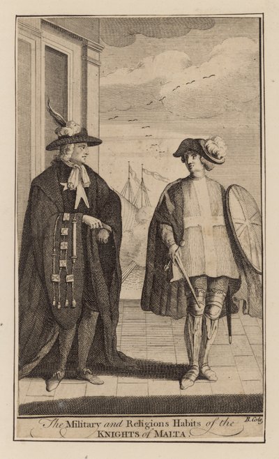 Les habitudes militaires et religieuses des Chevaliers de Malte - English School
