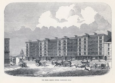 Les maisons modèles, Farringdon Road, Londres - English School
