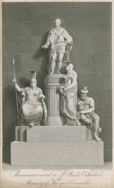 Le monument érigé dans la cathédrale Saint-Paul - English School
