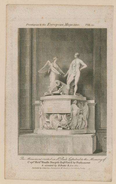 Le monument érigé dans la cathédrale Saint-Paul - English School