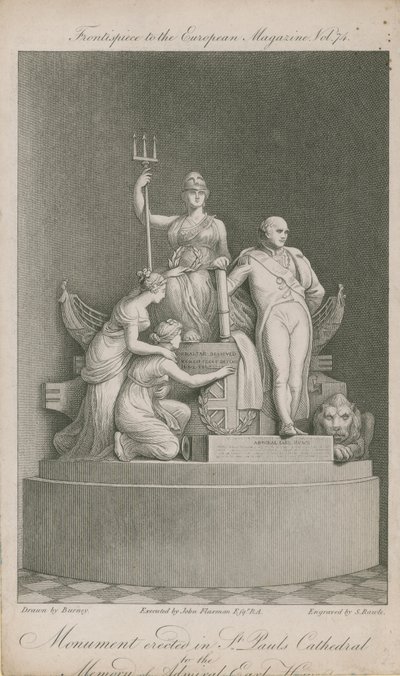 Le monument érigé dans la cathédrale Saint-Paul - English School