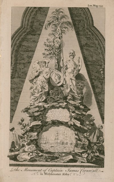 Le monument du capitaine James Cornwall - English School