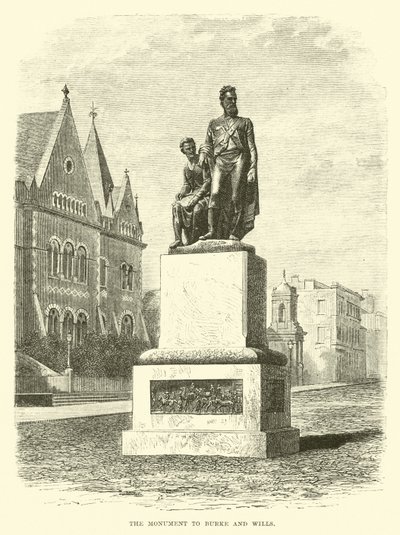 Le monument à Burke et Wills - English School