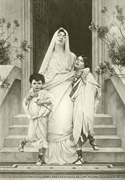 La mère des Gracques (gravure) - English School