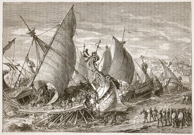La bataille navale dans le port de Syracuse - English School