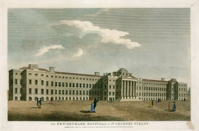 Le nouvel hôpital de Bethléem à St Georges Fields, Londres - English School