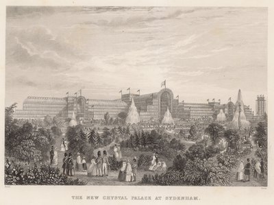 Le nouveau Crystal Palace à Sydenham - English School