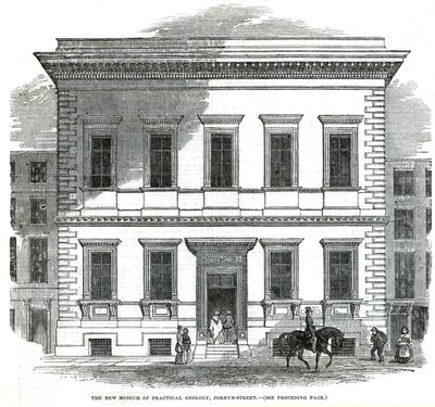 Le nouveau Musée de Géologie Pratique, Jermyn Street, Londres - English School