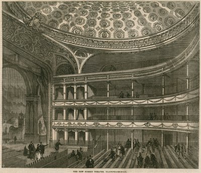 Le nouveau Théâtre de Surrey, Blackfriars Road, Londres - English School
