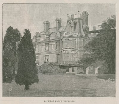 Le nouveau parc public à Highgate : Fairseat House - English School