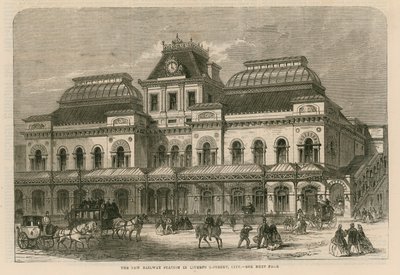 La nouvelle gare de Liverpool Street, City, Londres - English School