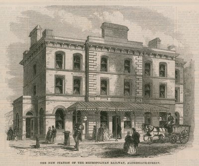 La nouvelle station du Metropolitan Railway - English School