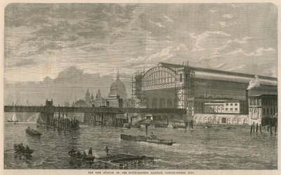La nouvelle gare du South-Eastern Railway, Cannon Street, Londres - English School
