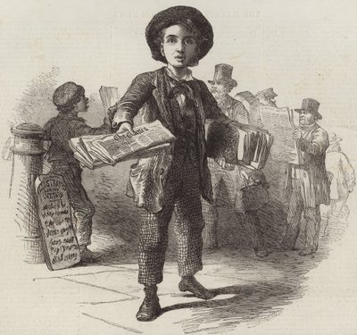 Le garçon de journaux - English School