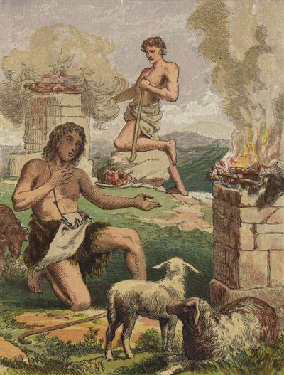 Les offrandes de Caïn et Abel - English School