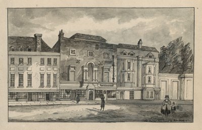 La vieille Académie royale à Pall Mall - English School