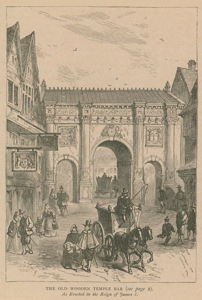 Le vieux Temple Bar en bois - English School