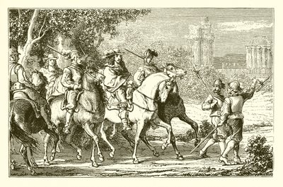 Les princes conduits à Vincennes - English School