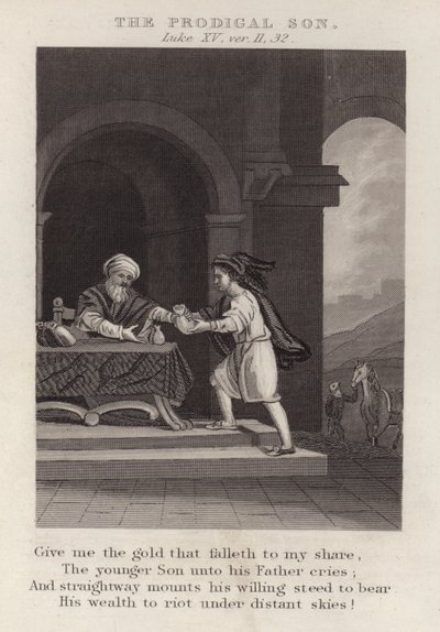 Le fils prodigue, Luc XV, versets 11, 32 - English School