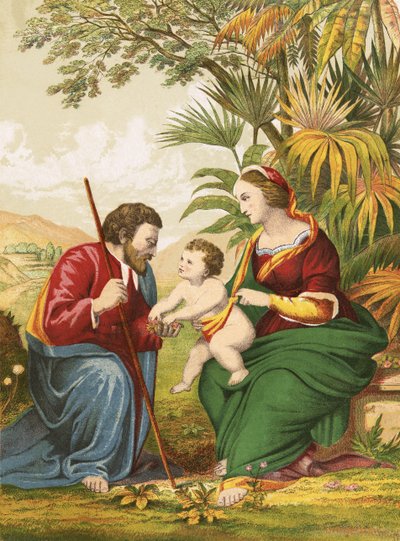 Le repos en Égypte - English School