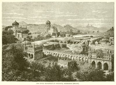 La nécropole royale à Golconde, Hyderabad - English School