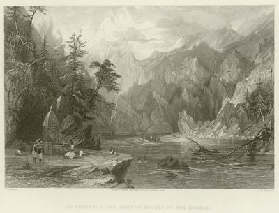 La source sacrée du Gange - English School