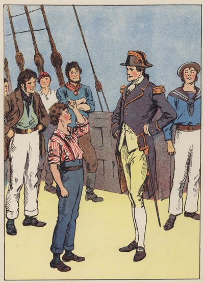 Le jeune marin propose de rejoindre la marine - English School