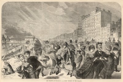 La saison à Brighton; Une brise forte sur la Parade - English School