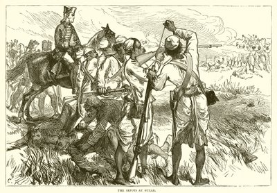Les cipayes à Buxar - English School