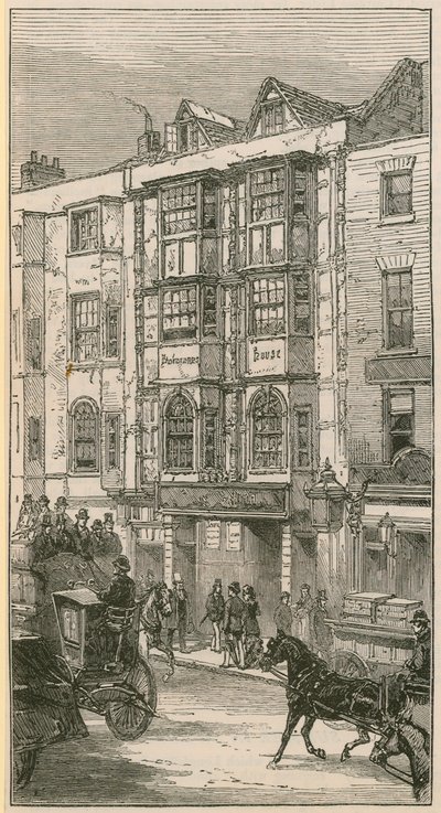 La soi-disant maison de Shakespeare à Aldersgate Street - English School
