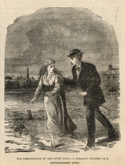 Le somnambule au bord de la rivière - English School