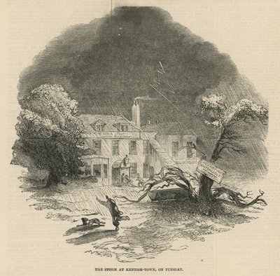 La tempête à Kentish Town mardi - English School