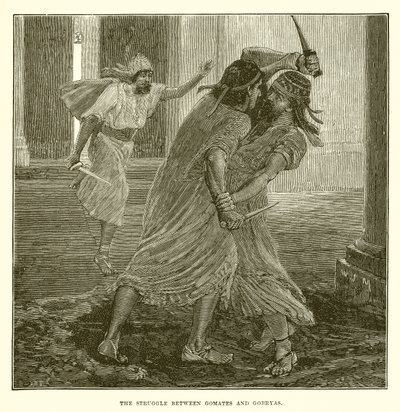 La lutte entre Gomates et Gobryas - English School