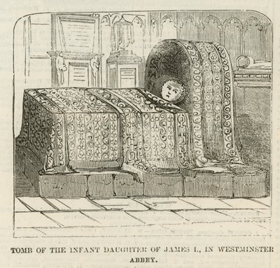 La tombe de la fille infantile de Jacques I - English School