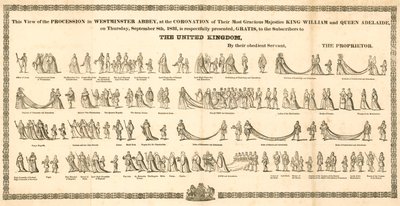 Vue de la procession à l