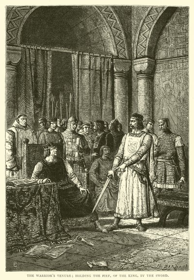 La tenure des guerriers; tenant le fief, du roi, par l