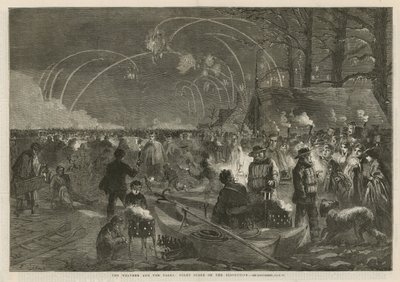 Le temps et les parcs : scène nocturne sur la Serpentine - English School
