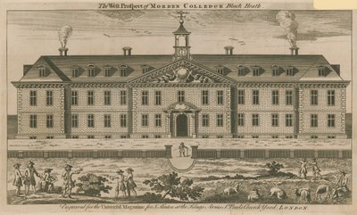 La perspective ouest du Morden College - English School