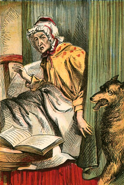 Le loup chez la grand-mère - English School