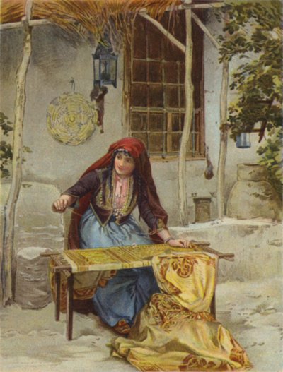 Le travail de la brodeuse - English School