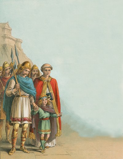 Le jeune Alfred à Rome - English School
