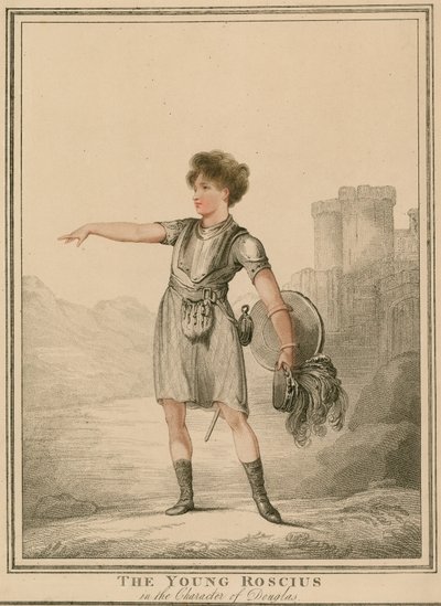 Le jeune Roscius dans le rôle de Douglas - English School