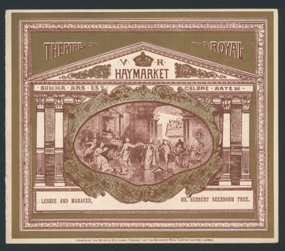 Théâtre Royal, Haymarket, Londres - English School
